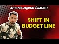 Shift in Budget Line | UKSSSC Assistant Accountant | UKSSSC2026