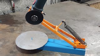 How to Make a Sheet Metal Circle Cutter - the Most Efficient Way | DIY simple Circle cutter Machine