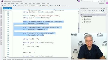 C# Programming with Bob Tabor - 11   Defining and Calling Methods