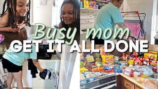 New Busy Mom Get It All Done Grocery Haul Laundry Motivation Day In The Life Vlog