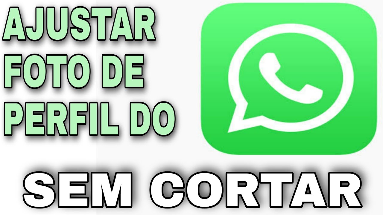 Como ajustar foto do WhatsApp sem precisar cortar - YouTube