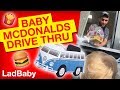 Taking a baby to a McDonalds DRIVE THRU 🍔🍟