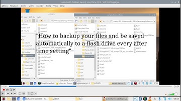 How to backup your files to a flash drive automatically using RCLONE for Linux or Raspi computer