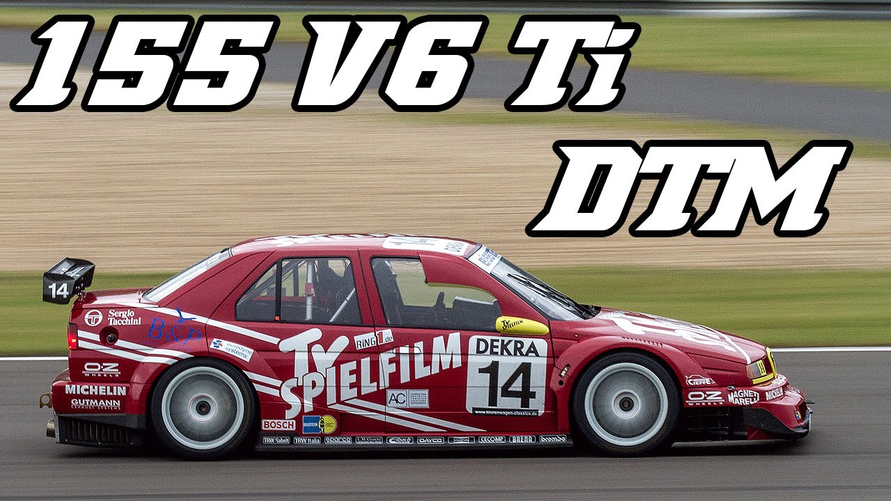 Alfa Romeo 155 V6 Ti Dtm Huge Revs And Great Sound On