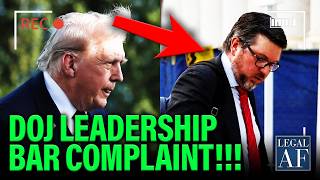🚨 TOP DOJ Official SMACKED with BAR COMPLAINT!!!