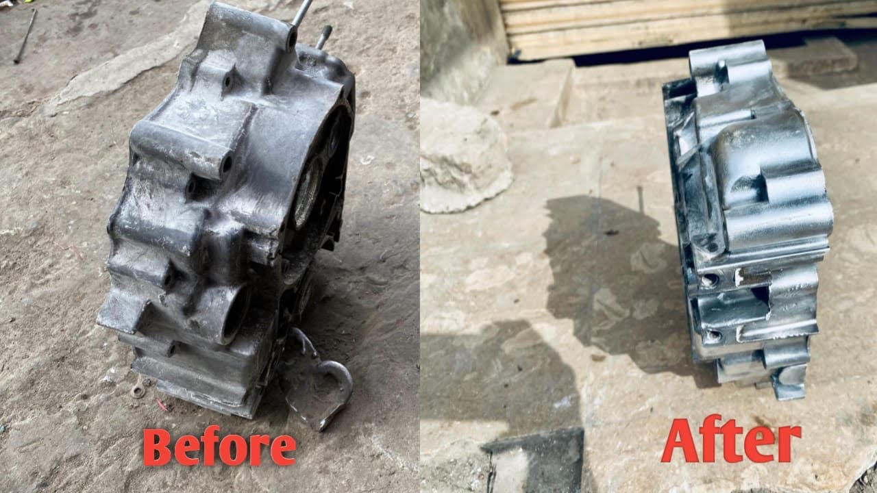 How to Polish Engine Cover Engine cover restoration YouTube