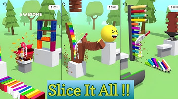 Slice It All - All Levels Gameplay Walkthrough ( Android & ios ) #sliceitall #jaquark
