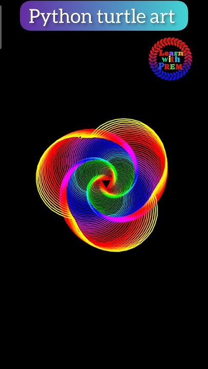 Create python turtle design 🥰🥰 pedroid3 #python #shorts © - YouTube