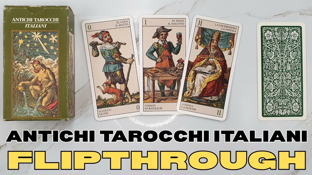 Antichi Tarocchi Italiani - Flip Through – L’Arte dei Tarocchi 2001 Fabbri Editori