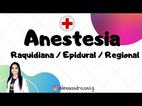 Vídeo: Diferença Entre Anestesia Raquidiana E Epidural