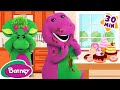 My tummy hurts  healthy food choices for kids  new compilation  barney the dinosaur