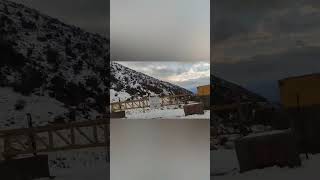 مشاهد من الثلوج في جبل الشيخ عصر اليوم ?️