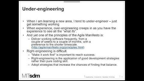 How to Avoid Overengineering