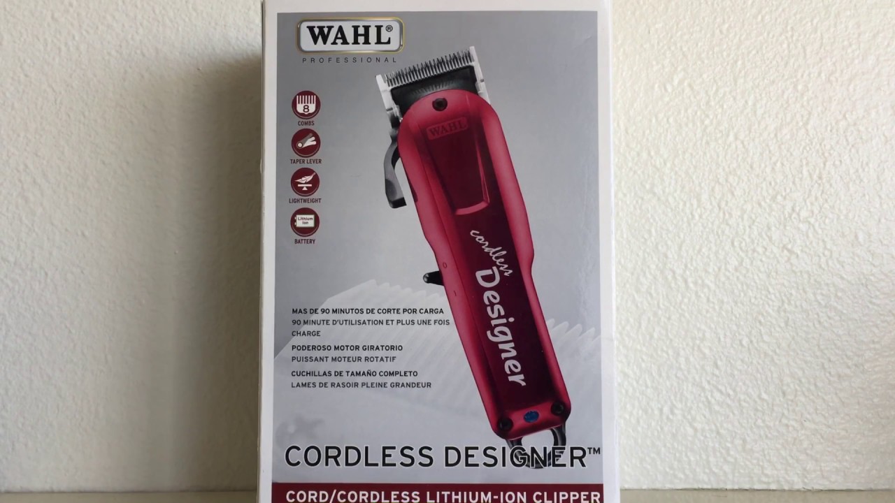 メンズシェーバー Wahl Professional Designer cordless Wahl Professional Cordless Designer Clipper | Minerva Beauty
