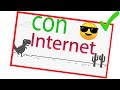 ?Como Jugar el DINOSAURIO?de Google Chrome con Internet (Online )?