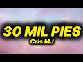Cris MJ 30 Mil Pies Lyrics Letra