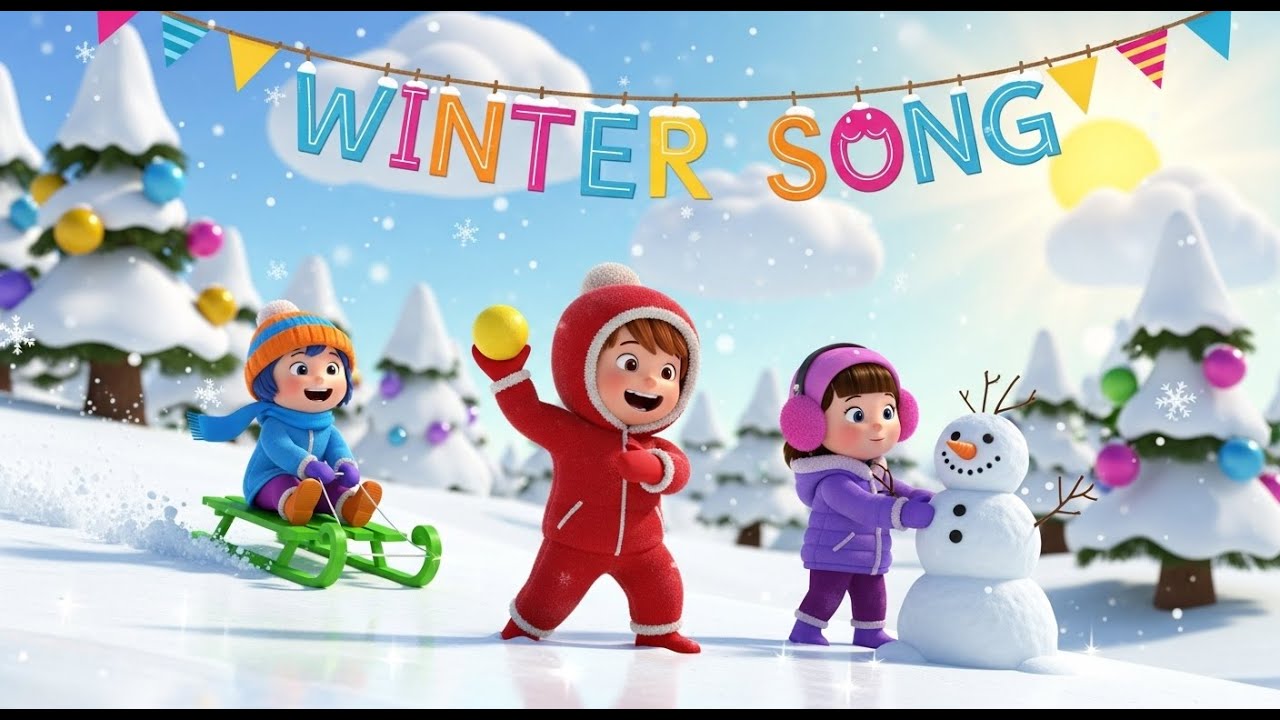🌨️ ️ Hello Winter! | Cozy Winter Song for Kids 🎶☃️ - YouTube