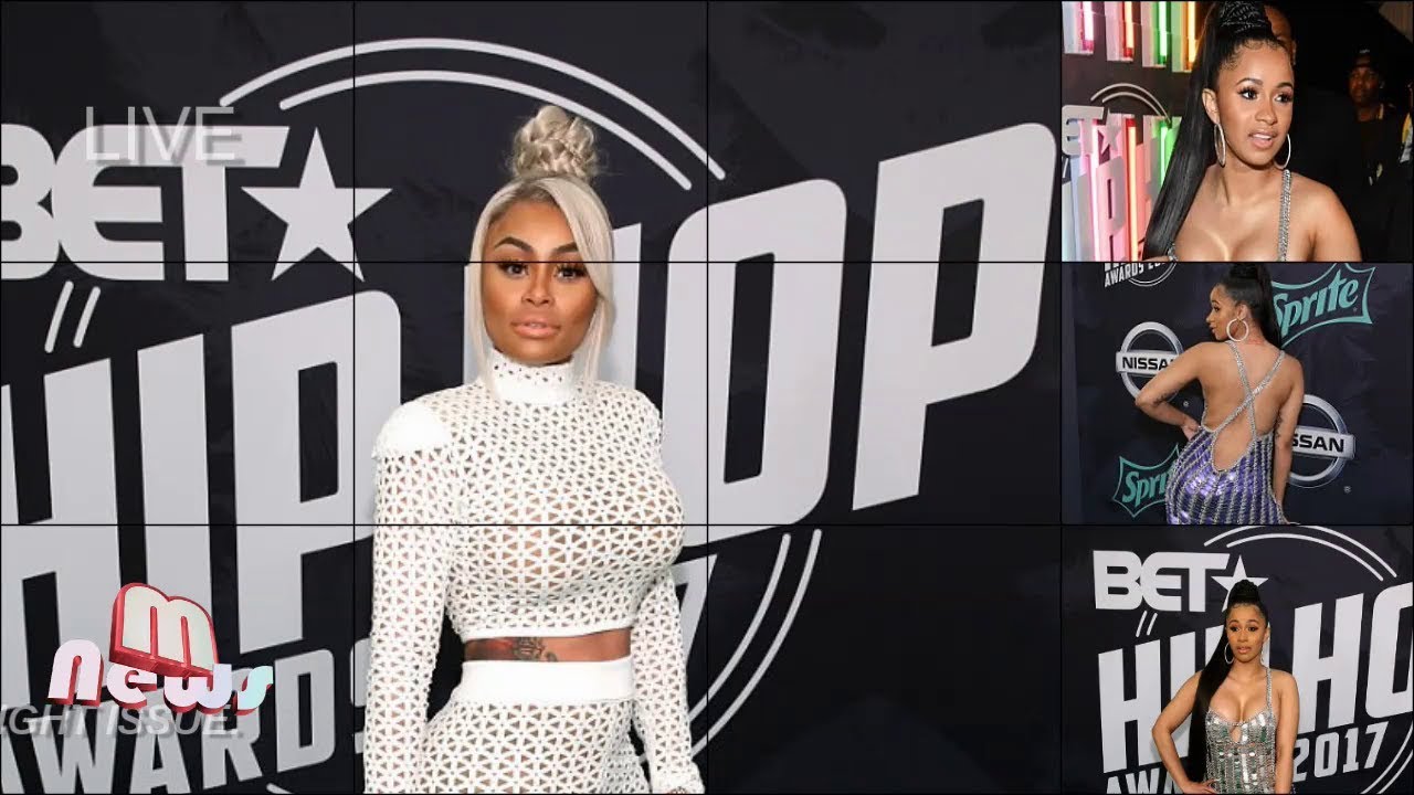 Blac Chyna ignores lawsuit drama in jaw-dropping outfit as she leads the stars alongside busty Cardi B at BET Hip ...