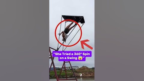 She Tried a 360 on a Swing… and THIS Happened! 😱 #shorts #foryou #youtubeshorts #wgitachi