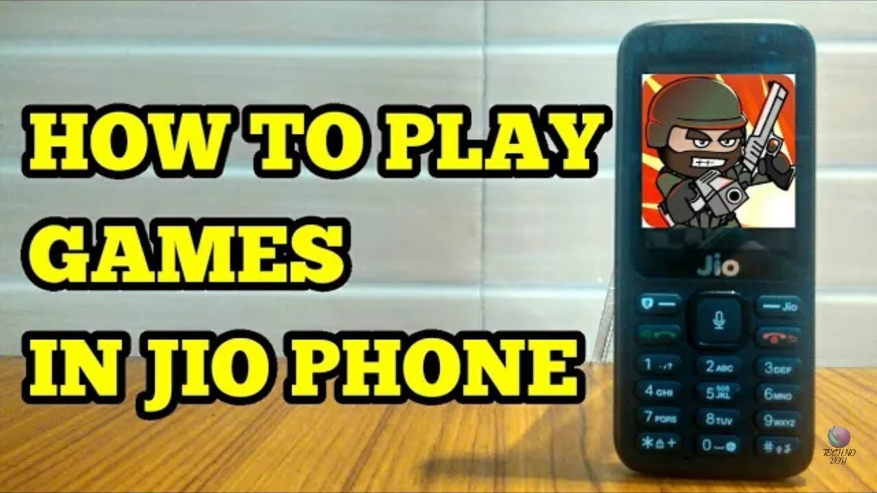 How To Play Games In Jio Phone by SJ Legend YouTube