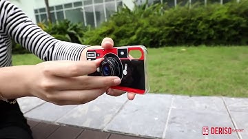 Deriso Camera Phone Case with Popsocket