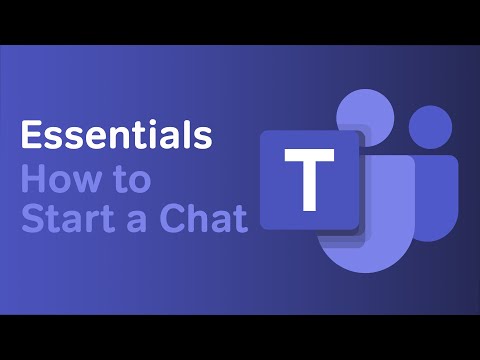 How To Start A Chat | Microsoft Teams Essentials