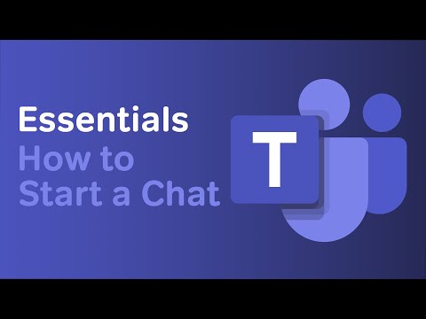 How to Start a Chat | Microsoft Teams Essentials