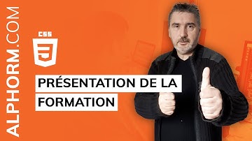 Formation CSS : Vidéo présentation de la formation CSS