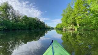 Kayaking Hennepin feeder canal: bridge 60 to 61 2370 north ave to 2285 north ave Sheffield, IL