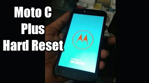 Moto C plus hard reset and pattern unlock