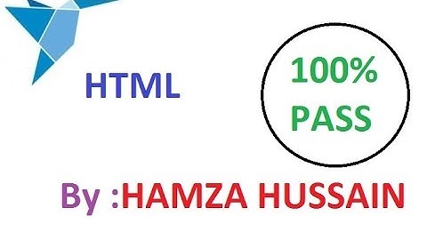 freelancer.com HTML exam level 1 2018|HTML exam level 1