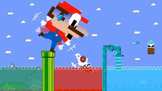 Мульт Mario Escape but the floor is Acid Lava and Ice Game Animation