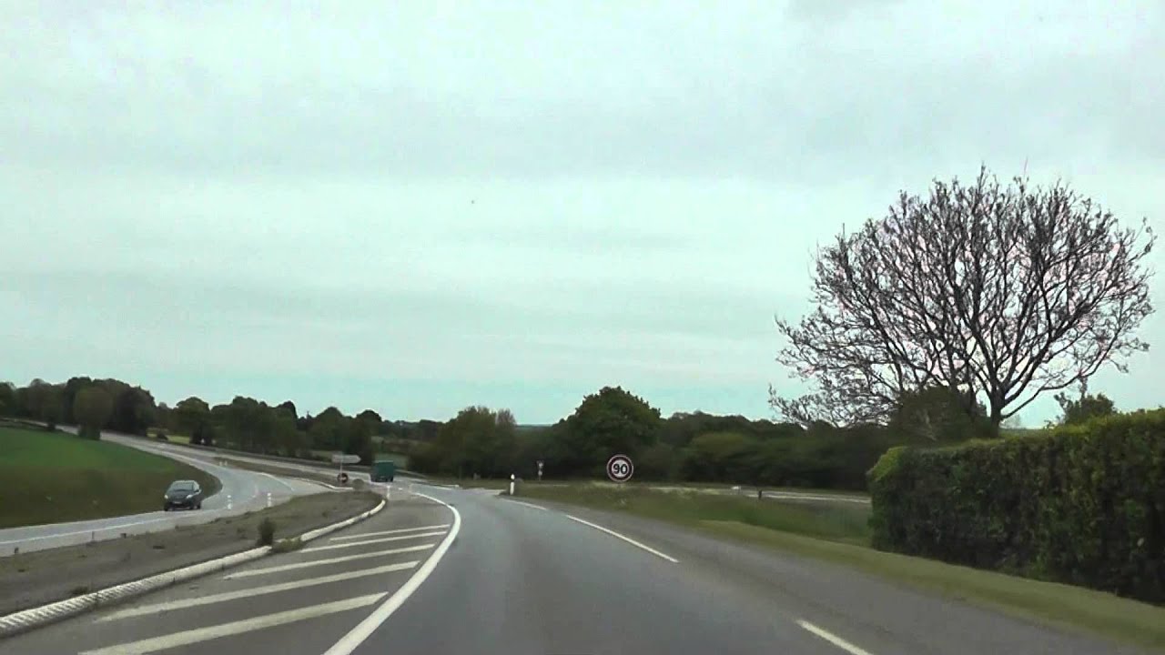 Driving On The N164 & D787 From 29150 Châteaulin To 29270 Carhaix Plouguer, France 27th May 2013