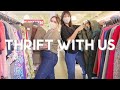 come thrift with me and @The Wandering Fleur ☆ huge fall thrift haul!
