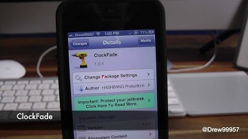 ClockFade Fade-in Animation to the Status Bar Clock When Unlocking iDevice Cydia Tweak Review