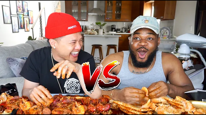 Seafood Boil Muk Bang with Emmanuel Hudson - Dad J...