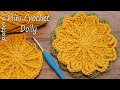 Мини салфетки – подставки крючком 🌻 Mini Crochet Doily patterns