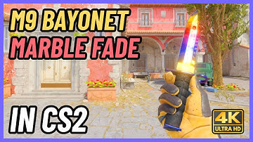 ★ CS2 M9 Bayonet Marble Fade | CS2 Knife In-Game Showcase [4K]
