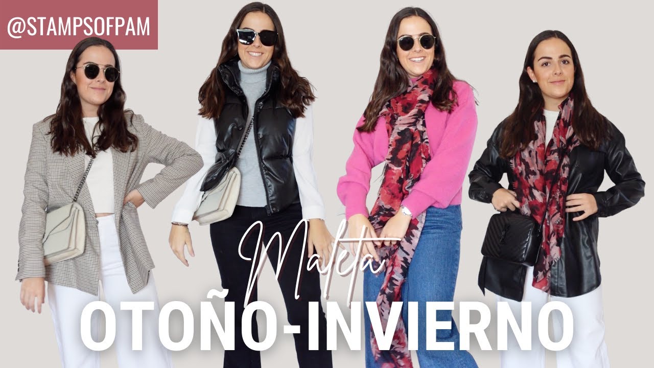 CÓMO EMPACAR UNA MALETA DE VIAJE PARA CLIMA FRIO.🧳🌍❄️/ EMPACA TUS OUTFITS NIVEL EXPERTO/ STAMPSOFPAM