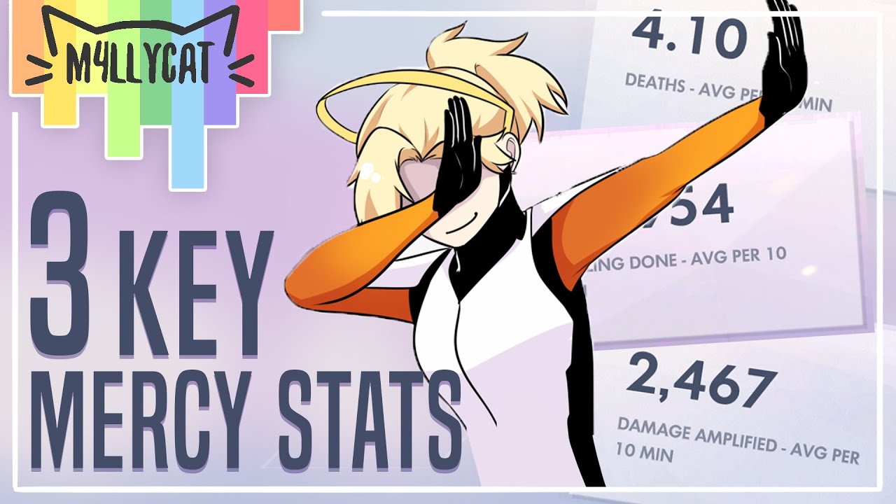 [Overwatch] 3 KEY Mercy Stats to Use to Improve Your Performance - YouTube