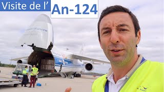 Visite exclusive de l'Antonov An-124 sur l'aéroport de Vatry