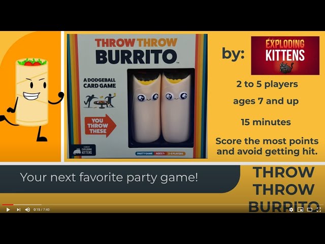 Throw Throw Burrito - Tutorial 