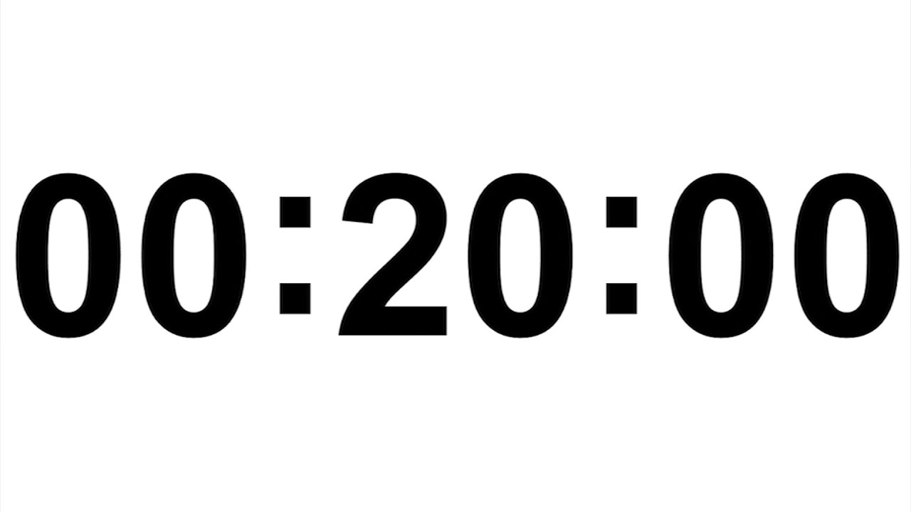 20 Minute Timer YouTube