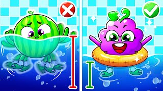 Safety Rules In The Pool ✔️🛟| Pool Safety Tip ❌😱| Rule Kid Song | YUM YUM English - Funny Kid Song