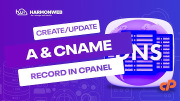 How to Create or Update A & CNAME Record in cPanel