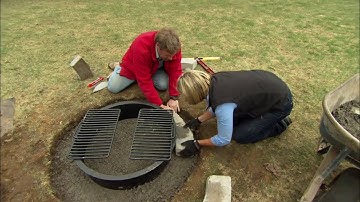 How to Build a Fire Pit   This Old House