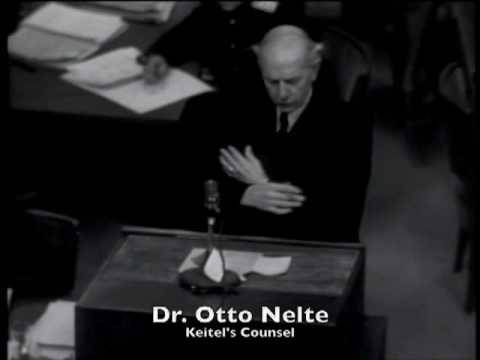Nuremberg Trial Day 174 (1946) Keitel Closing Arguments by Dr. Otto Nelte