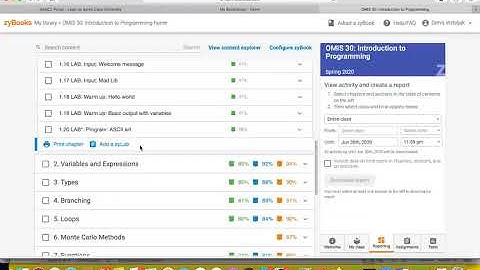 OMIS30: ZyBooks Intro