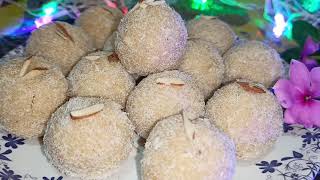नारियल वाले स्वादिष्ट लड्डू सिर्फ 10 मिनट में । Instant Coconut Ladoo । Bhartiye Dessert