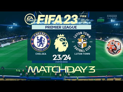 FIFA 23 Chelsea vs Luton | Premier League 23/24 | PS4 Full Match